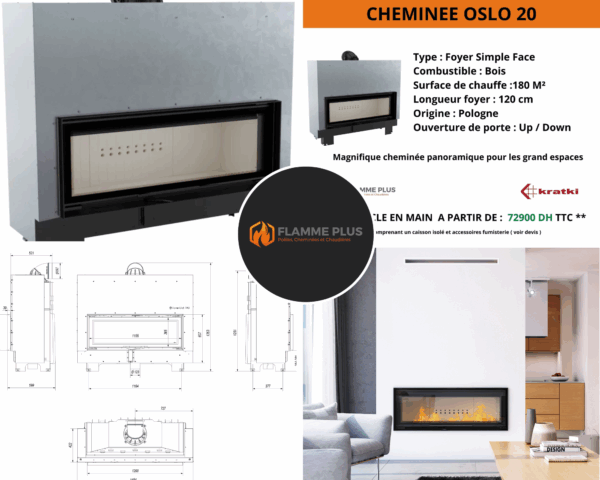 Cheminée OSLO 20 – Image 2