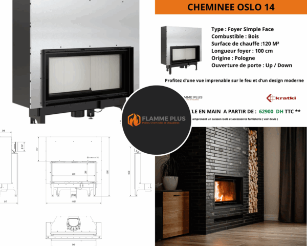 Cheminée OSLO 14 – Image 2