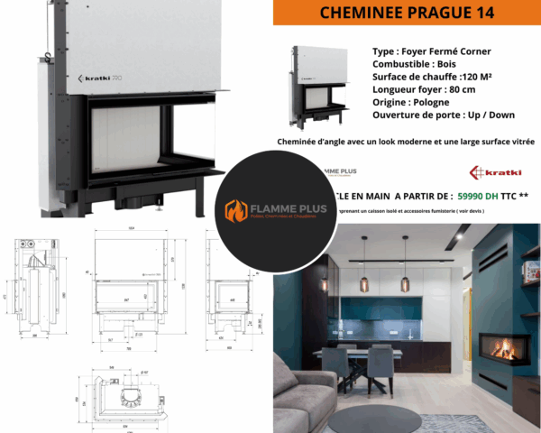 Cheminée PRAGUE 14 – Image 2