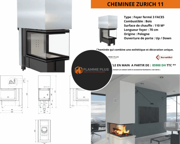 Cheminée ZURICH 11 – Image 2