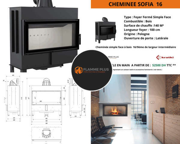 Cheminée SOFIA 16 – Image 2