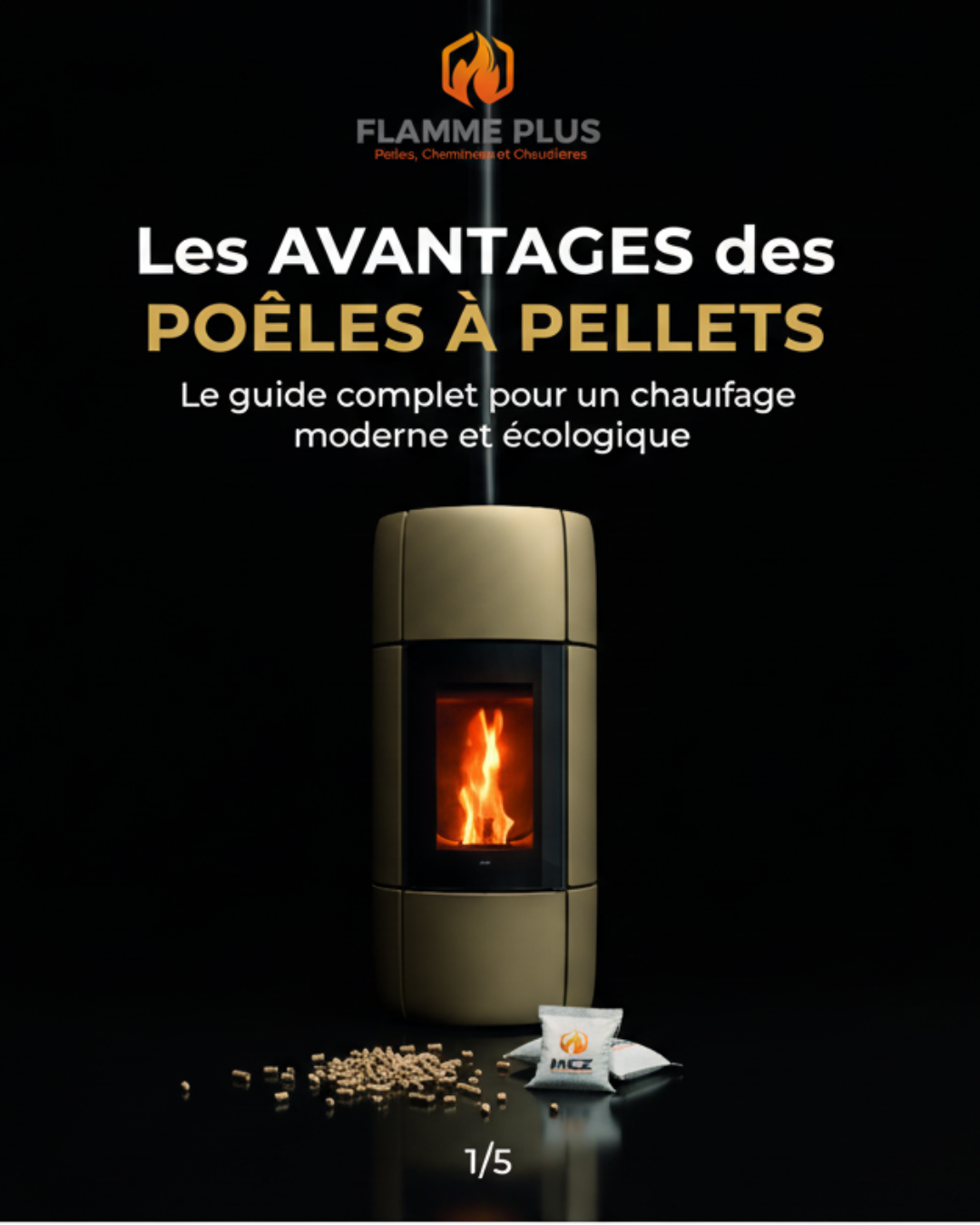 poêle a pellets ou granulés de bois Maroc Marrakech