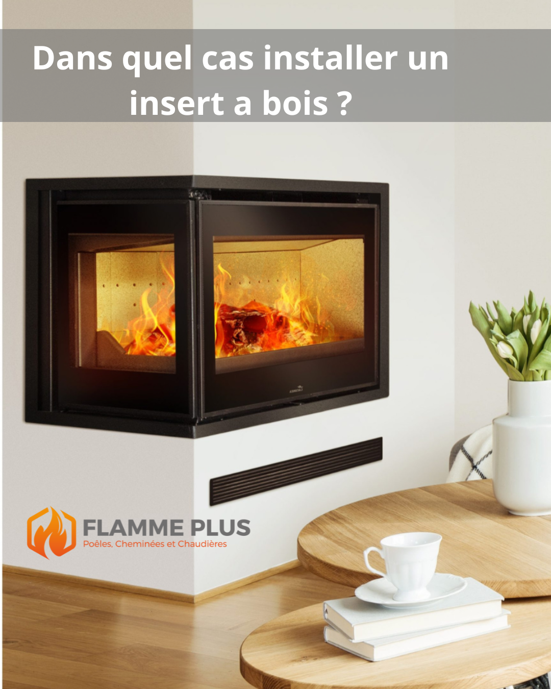 Dans quels cas installer un insert à bois ?