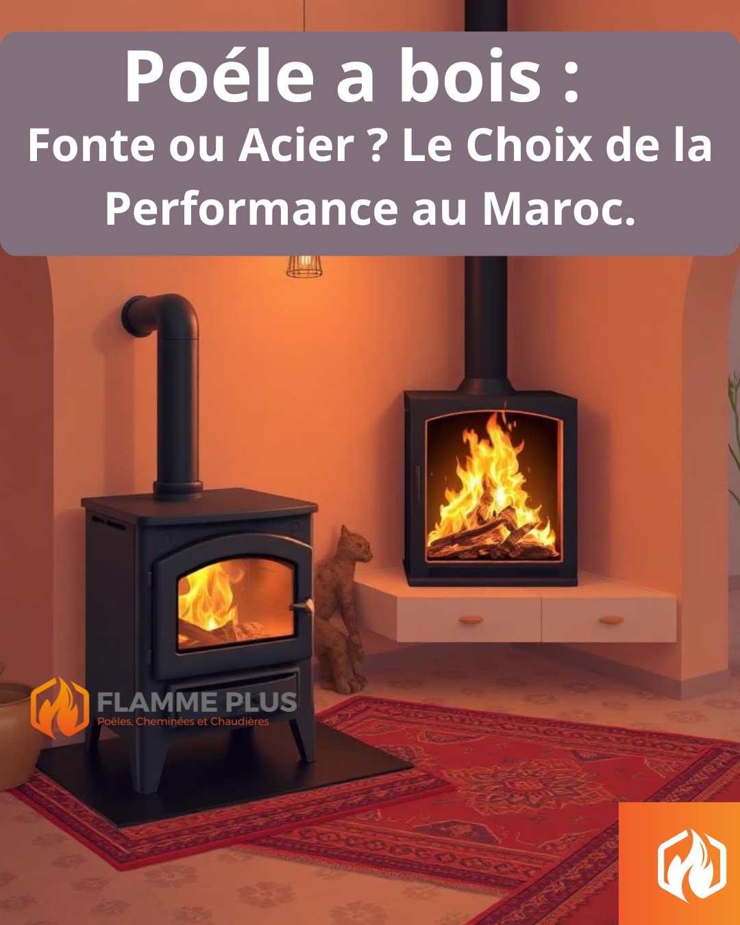 Poêle a bois fonte ou acier ?