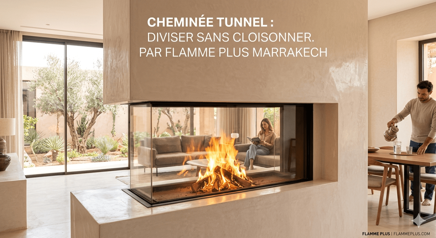 Cheminée Tunnel Flamme Plus